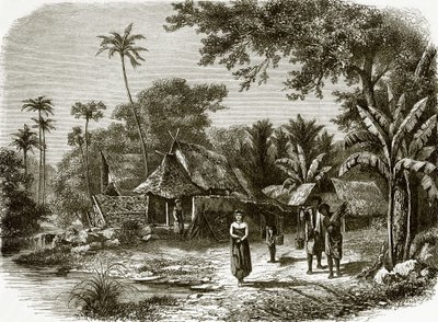 Dorf auf Java von English School