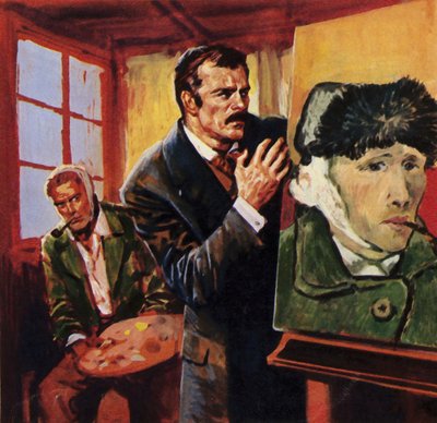 Vincent Van Gogh verletzte sich selbst am Ohr - und malte berühmt ein Selbstporträt mit Bandagen von English School