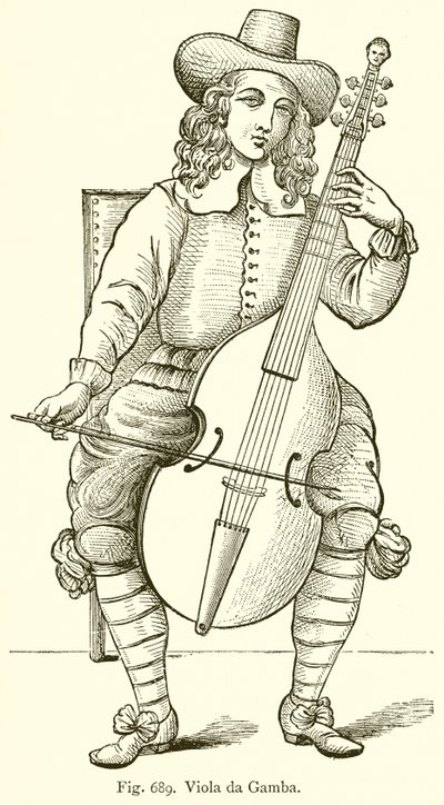 Viola da Gamba von English School