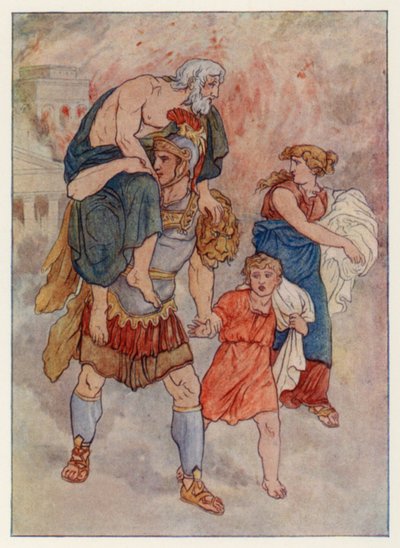 Vergils Aeneis: Die Flucht aus Troja von English School