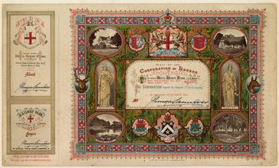 Besuch der Corporation of London im Epping Forest, 1875 von English School