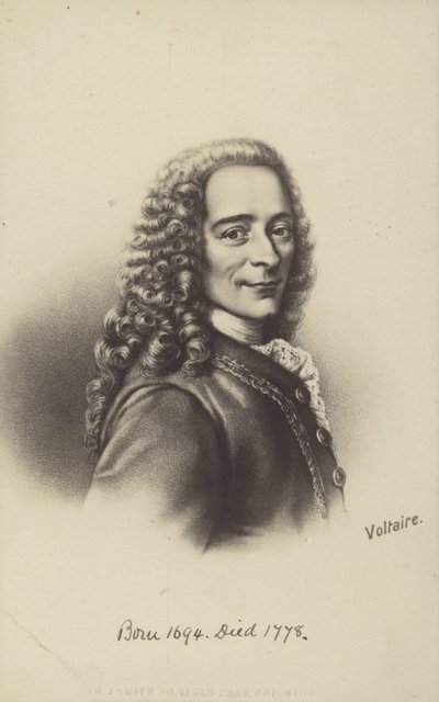 Voltaire, französischer Schriftsteller, Philosoph und Dramatiker von English School