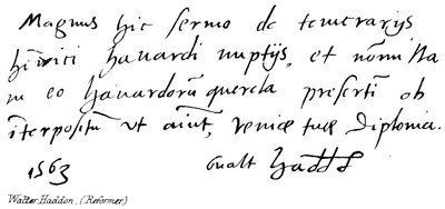 Walter Haddon (Reformator) von English School