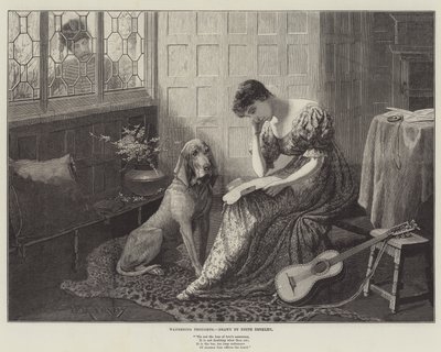 Wandernde Gedanken (Gravur) von English School