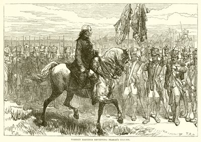 Warren Hastings überprüft Pearses Kolonnen von English School