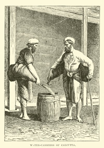 Wasserträger von Kalkutta von English School