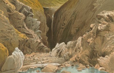 Wasserfallhöhle, Plemont--Jersey von English School