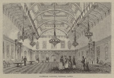 Waterloo-Galerie, Windsor Castle von English School