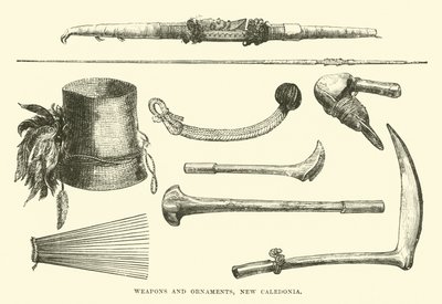 Waffen und Schmuck, Neukaledonien von English School