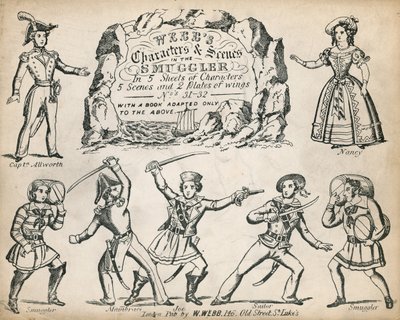 Webbs Charaktere und Szenen im Schmuggler von English School
