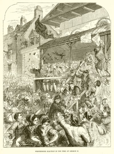 Westminster-Wahl zur Zeit von Georg II. von English School