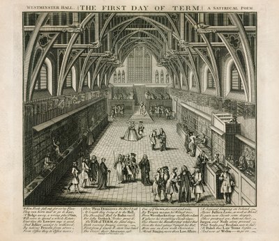 Westminster Hall, Der erste Tag des Semesters, Ein satirisches Gedicht von English School