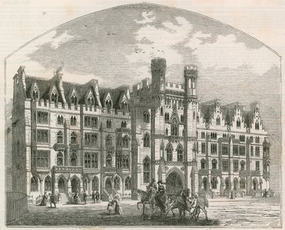 Westminster-Verbesserungen - Neue Häuser im Broad Sanctuary von English School