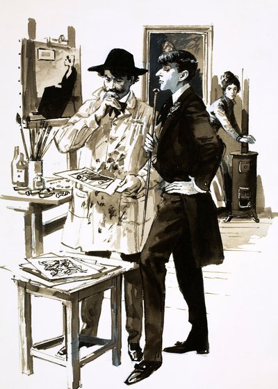 Whistler und Aubrey Beardsley von English School
