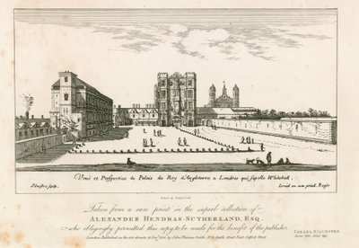Whitehall im 17. Jahrhundert von English School