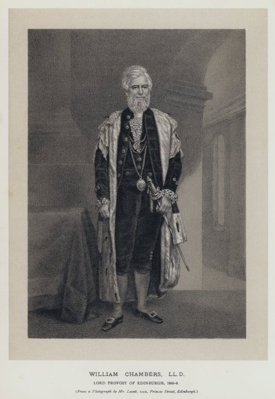 William Chambers, LLD, Lord Provost von Edinburgh von English School
