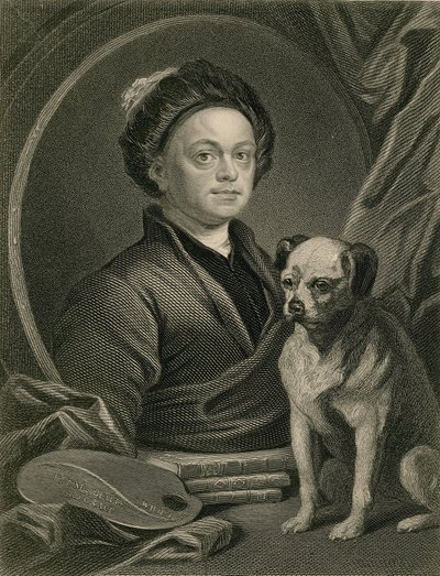 William Hogarth mit Trump von English School