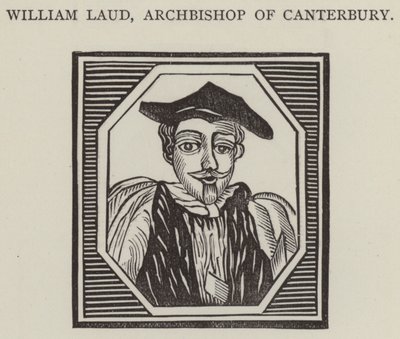 William Laud, Erzbischof von Canterbury (Stich) von English School