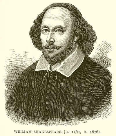 William Shakespeare (geb. 1564, gest. 1616) von English School