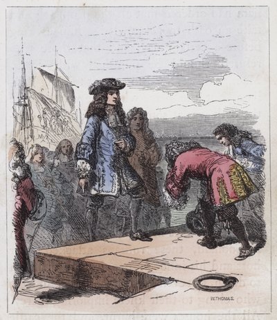 Wilhelm von Oranien landet in Torbay von English School