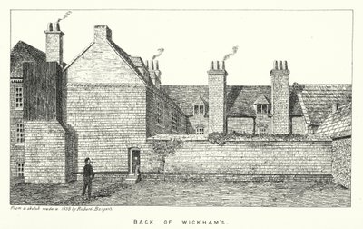 Winchester College: Rückseite von Wickham