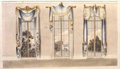 Fenstervorhänge, Platte 112 aus Ackermann