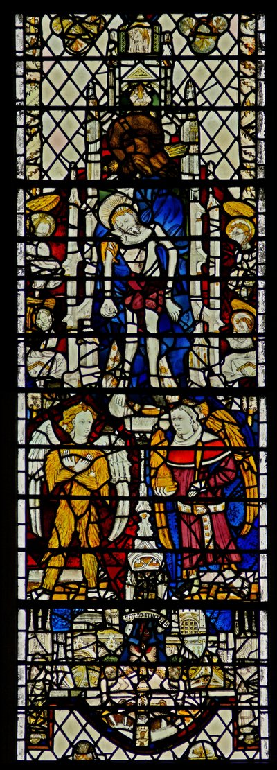 Fenster w12 mit Corpus Christi von English School