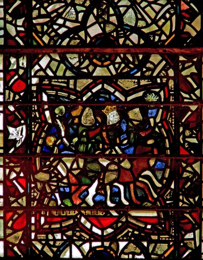 Fenster w57, Darstellung der Heiligen Drei Könige folgen dem Stern von English School