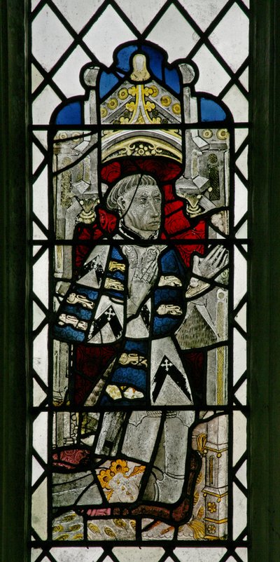 Fenster w7, Darstellung eines Stifters - John Denstone von English School
