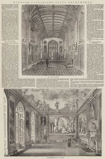 Windsor Castle, die Staatsgemächer von English School