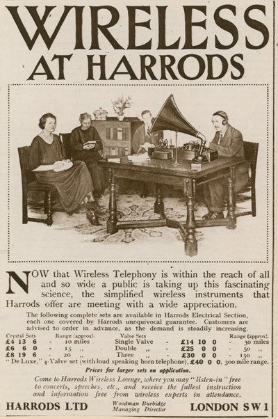 Drahtlos bei Harrods von English School