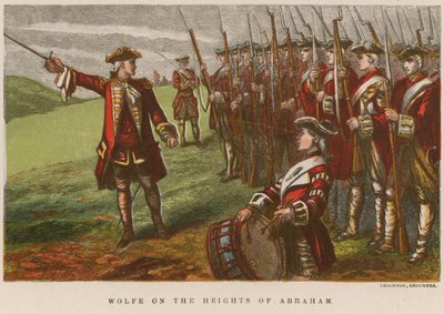 Wolfe auf den Höhen von Abraham von English School