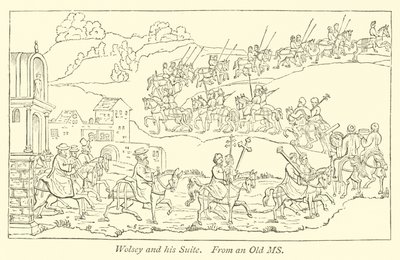 Wolsey und seine Suite von English School
