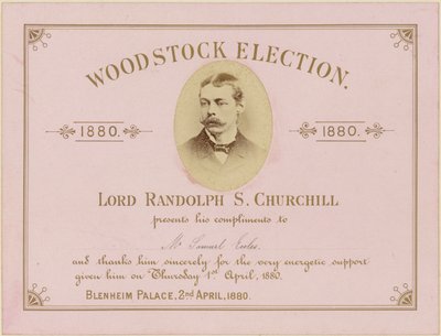 Woodstock-Wahl 1880 von English School