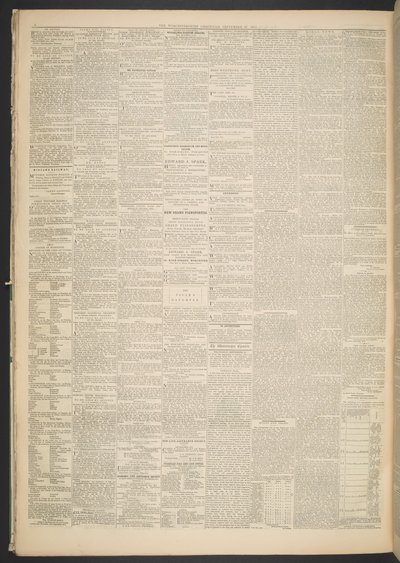 Worcestershire Chronicle, 27. September 1871 von English School