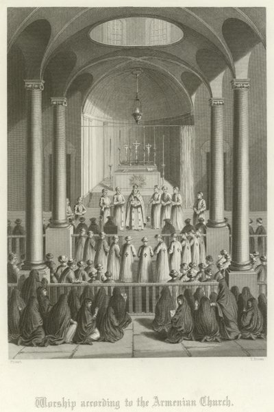 Gottesdienst nach der armenischen Kirche von English School