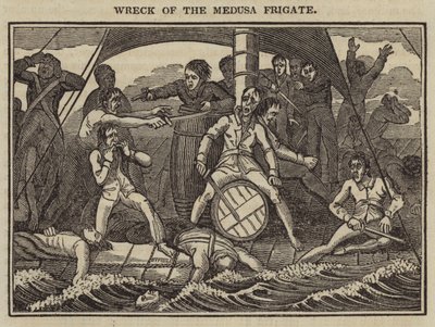 Wrack der Fregatte Medusa von English School