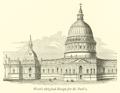 Wrens Originalentwurf für St. Pauls von English School