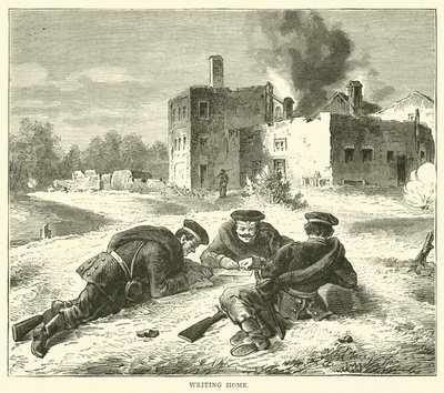 Nach Hause schreiben, September 1870 von English School