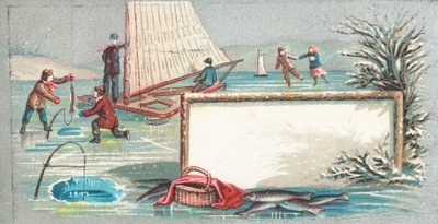 Segeln, Angeln und Schlittschuhlaufen auf Eis von English School
