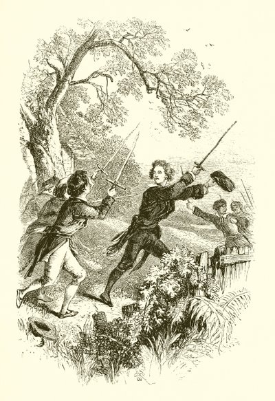 Junger Washingtons militärische Ambitionen von English School
