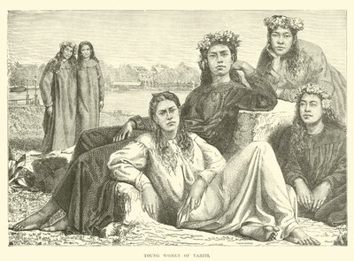 Junge Frauen von Tahiti von English School