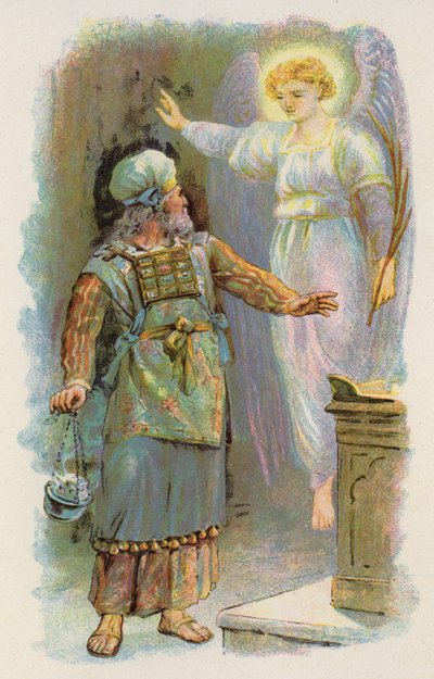 Zacharias und der Engel im Tempel von English School