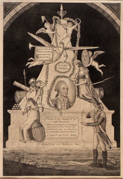 Trauerstück für George Washington von Enoch G. Gridley
