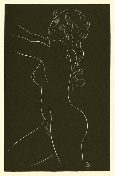 Weiblicher Akt von Eric Gill