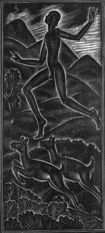 Fuge, dilecti mi für das Hohelied von Eric Gill