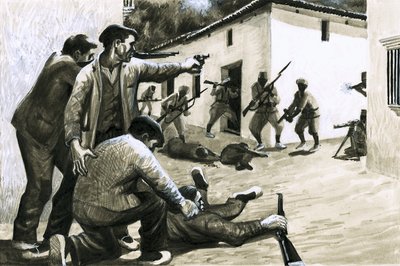Soldaten des Spanischen Bürgerkriegs von Eric Parker