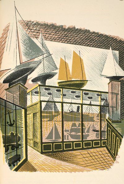 Modellschiffe und Züge, Illustration aus 