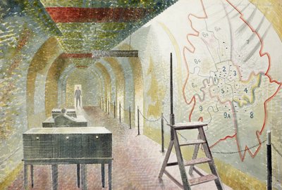Nr. 1 Kartenkorridor von Eric Ravilious