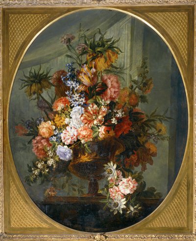 Blumen in einer goldenen Vase von Erich Lessing